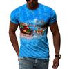 Christmas Atmosphere Original Pattern 3D Printed T-Shirt Christmas Eve New Year Clothing Comfortable Versatile High Quality Top