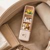 Mini Pill Box with Three Independent Grids and Cutter Slot Moisture-Proof Seal