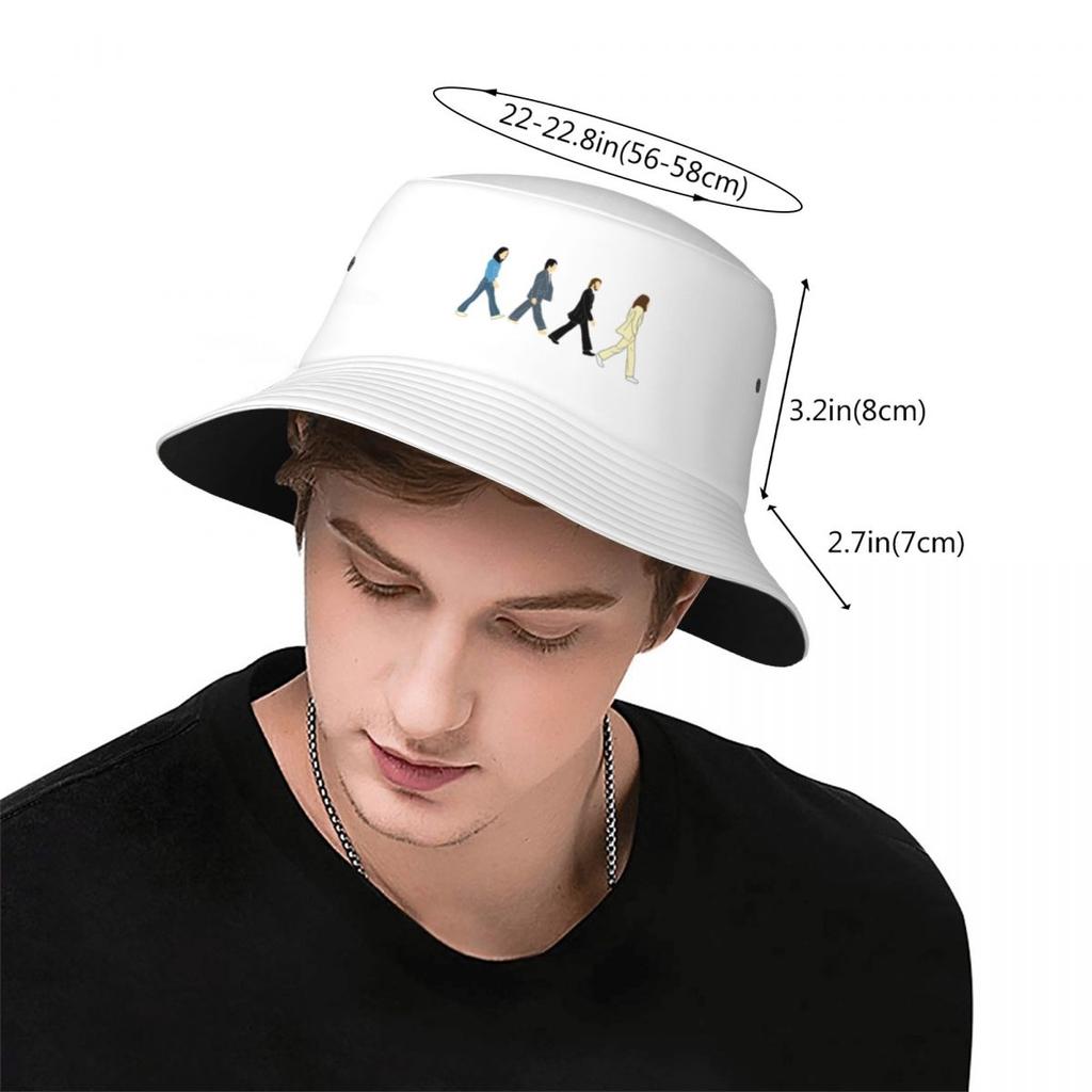 Панама «Битлз» Весенние головные уборы Рыболовные шапки для пеших прогулок для девочек Ispoti Складные