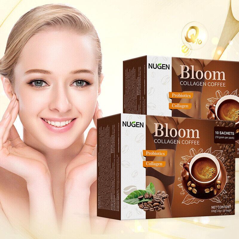 Bloom Collagen Coffee Luxe Slim Glutathione Порошок кофе для похудения L-глутатион