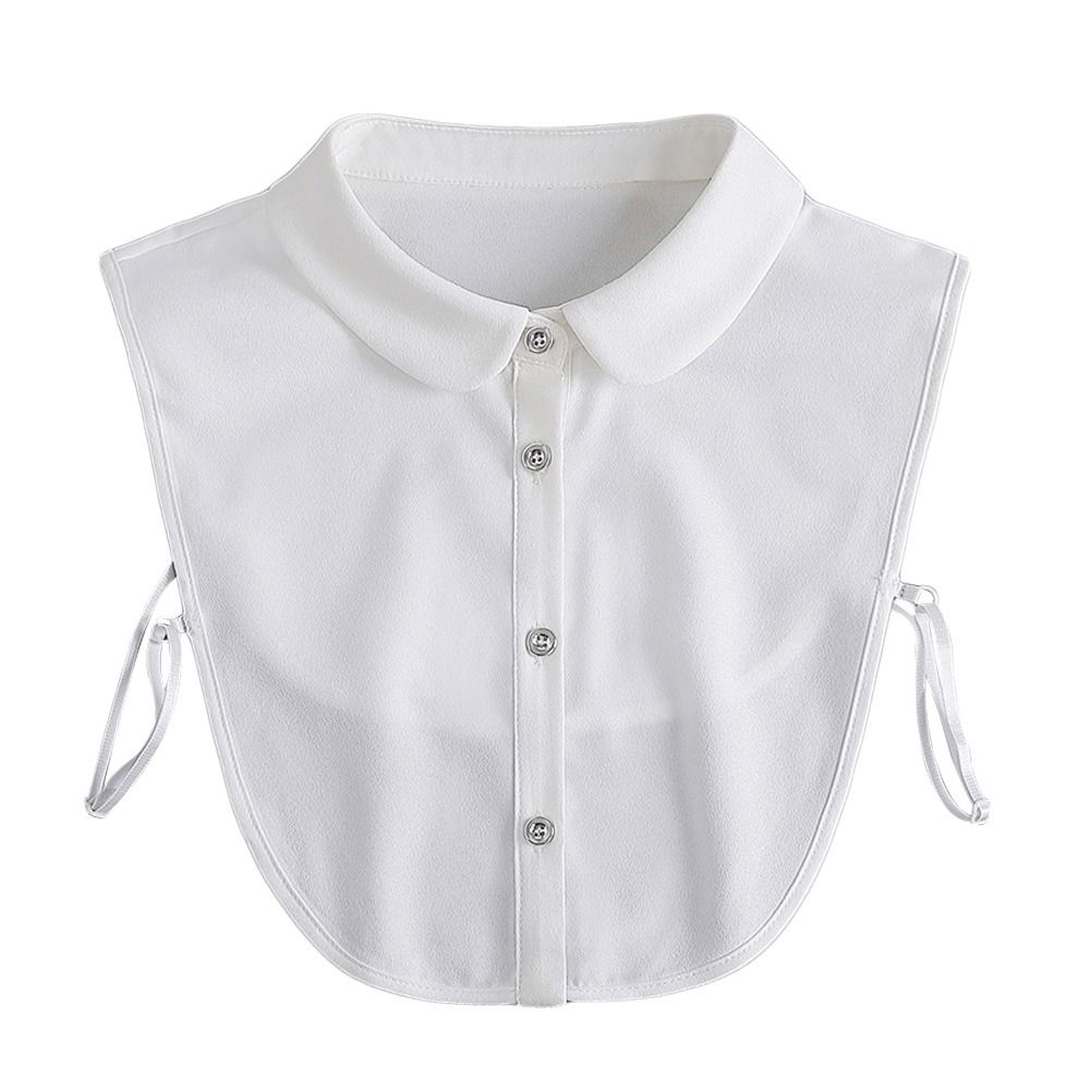Vintage Chiffon Detachable Shirt Fake Collar Blouse False Collar Clothes Accessories Lapel