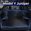 Для Нового Tesla Model Y Запуск 2025+ Juniper 2025+ ТПЭ Коврики в Салон и Багажник, Всепогодные Коврики в Багажник, Коврик в Салон, Коврики на Спинки Сидений