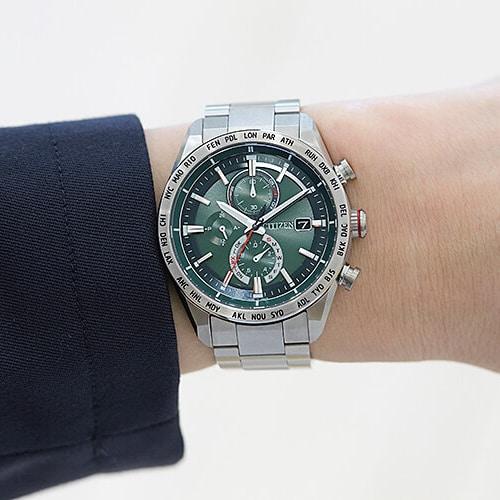 Citizen AT8181-63W ( Watch ATTESA ACT Line Eco-Drive Radio-controlled Direct Flight) Round Watch