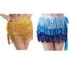 Non-Toxic New Sexy Belly Dance Layer Skirt Sequins Chain Tassel Belts Clubwear Latin Hula Dance Practice Dress Performance Hip Waist Scarf