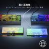 Комплект для обновления клавиш Razer Phantom Keycap Сменный клавишный колпачок для раскладки Прозрачный дизайн «пудинг» Переключение между гравировкой и поворотом светодиода Совместимость