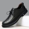FashionHigh Quality Casual Shoes Men Genuine Leather Shoes Fashion British Style Anti-skid Oxford Shoes Luxury Brand Man Business Shoes