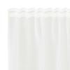 Lace Curtain with Curtains White 300 x 245 cm Polyester