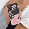 Чехлы для телефона Samsung Galaxy S25 Plus Ultra Чехол Розовые Буквы Милый Цветочный Узор Мягкий Силиконовый Корпус Сумки Задняя TPU Fundas