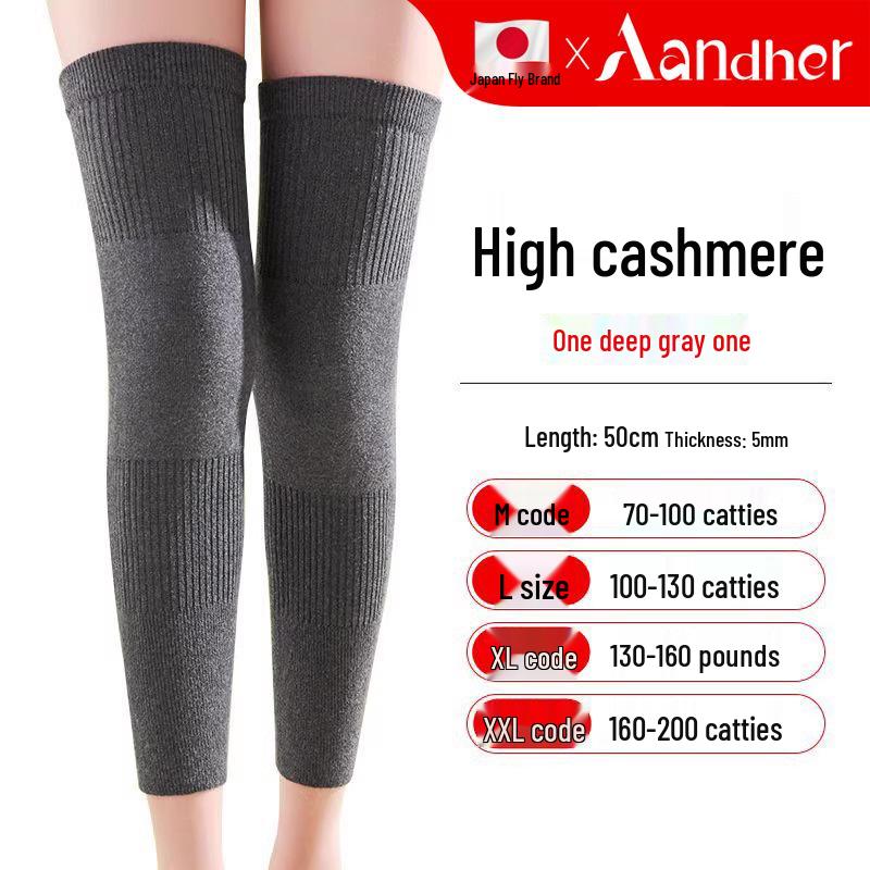 Шерстяные наколенники для согрева суставов - Унисекс для пожилых людей, защита от холода с подогревом для осени и зимы