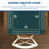 ERINGOGO Mahjong Mat, 30.7 x 30.7 Inch, Thick Polyester with Non-Slip Game Table Cover, Compatible with Dominoes and Pai Gow, Home Play Mat
