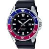 Часы CaSio Collection [Официальная модель для внутреннего рынка] Онлайн-эксклюзив Модель Mdv 107 1a3jf Мужские Черный Синий Красный Часы
