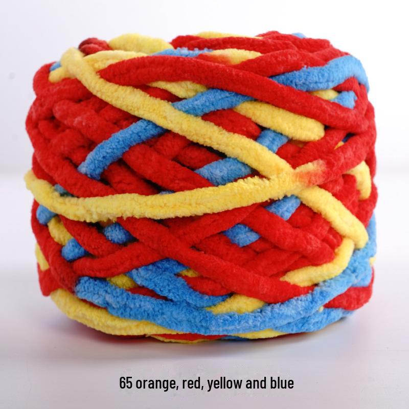Толстая пряжа Ice Wool для вязания одеял, тапочек, шейных платков и шарфов