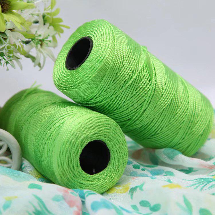 Ice Hemp Yarn: 3-Strand Hand-Woven Crochet DIY Kit