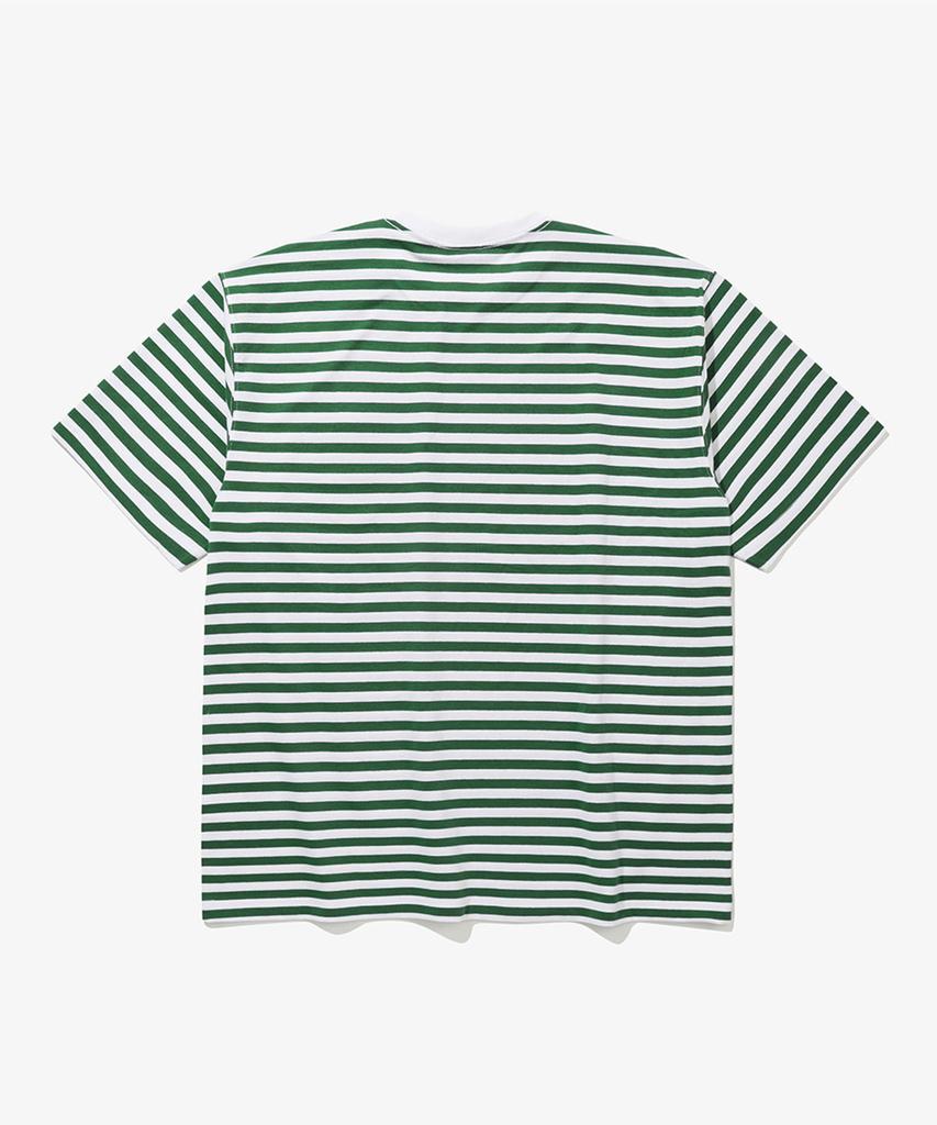 NEW ERA Micro Stripe T-Shirt White/Forest