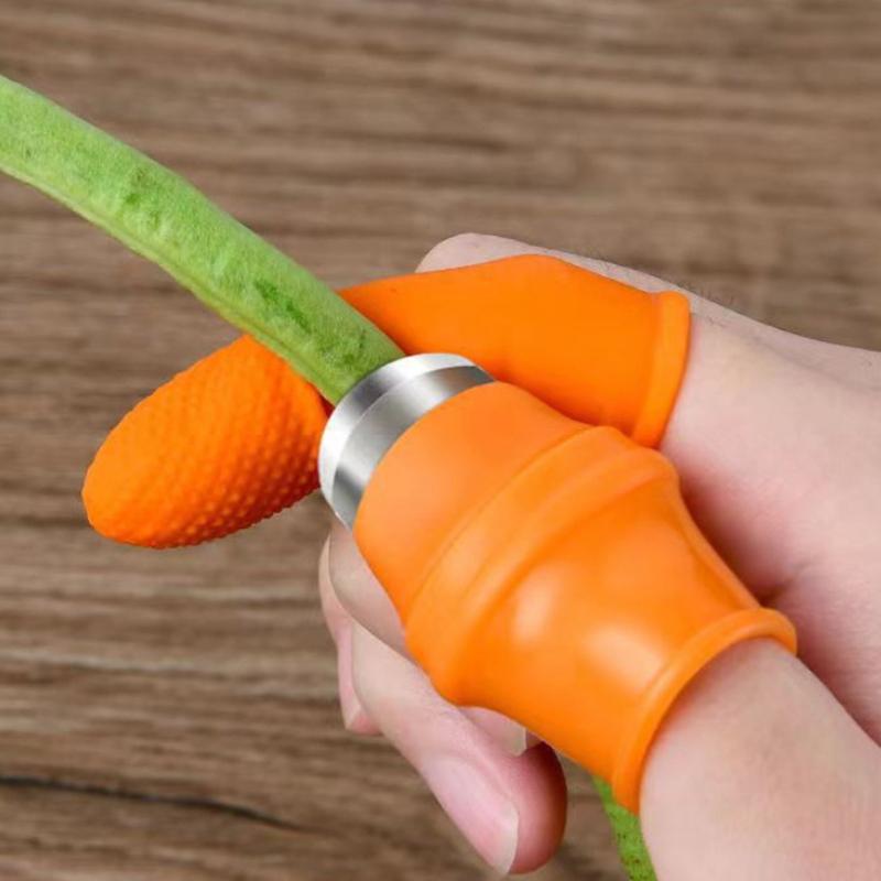 Garden Silicone Thumb Knife, Universal Finger Cutter Vegetable Gardening-Tool