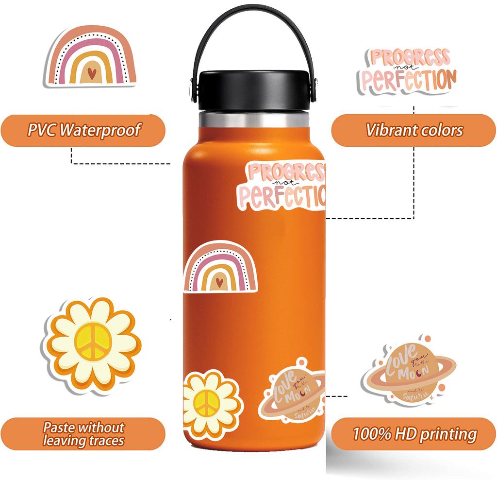 200 Bohemian Graffiti Stickers Suitcase Guitar No Glue Waterproof Stickers