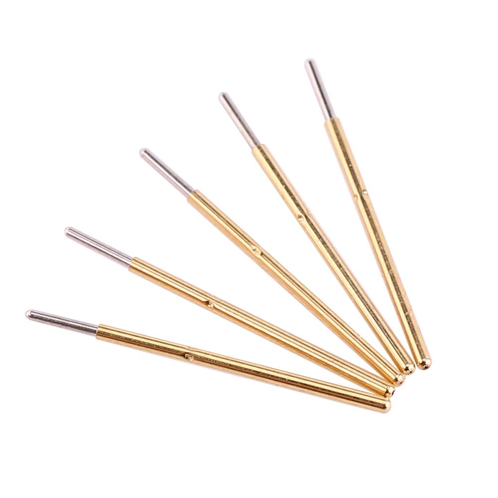 100pcs P50 J1 Dia 0.68mm Length 16mm Spring Test Probe Round Head Pin for PCB Testing