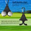 Golf Balls Holder Organizer Golf Balls Clip Golf Balls Holder with Clip Golfer Golfing Tool Accessory Golf Balls Holder