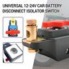 Battery Disconnect Isolator Switch 12-24V Universal Heavy Duty Brass Energy Saving Power Off Switch Smart Car Battery Disconnect