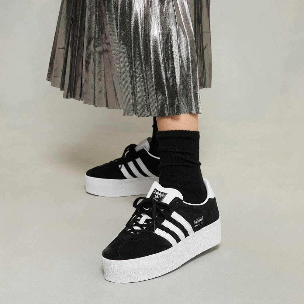 Adidas Обувь GAZELLE UP Белые кроссовки ORIGINALS Унисекс IH1290 Обувь Белая/Основная Черная/Обувь Белая