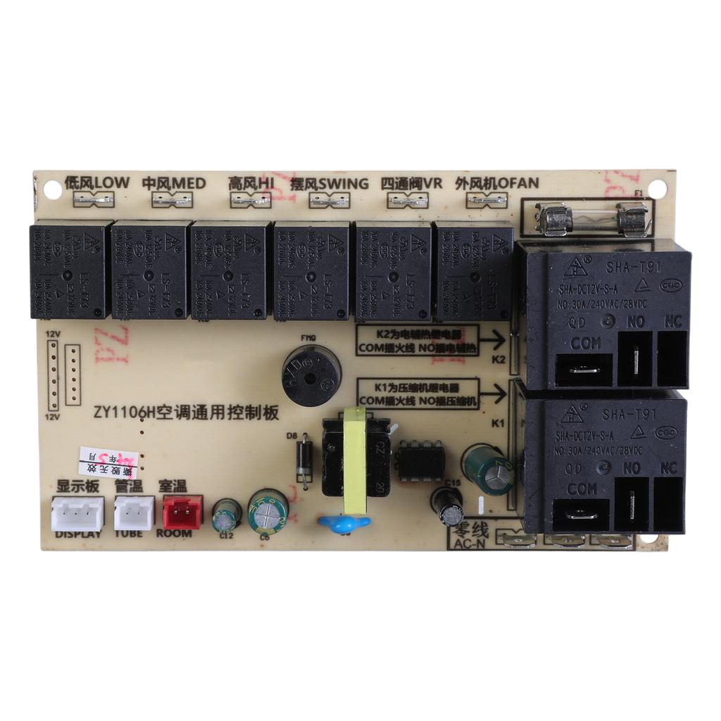 Air Conditioner Control Panel Board Computer Board Modified with LCD Display Universal Control System Temperature Manage