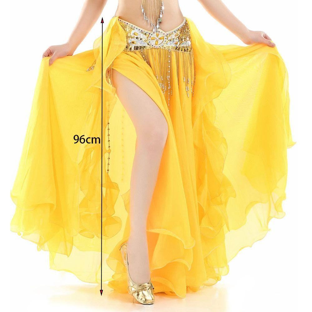 Belly Dance Accessories Sequins Shining Show Costumes Belly Dance Skirt Spanish Skirt Dancing Skirt