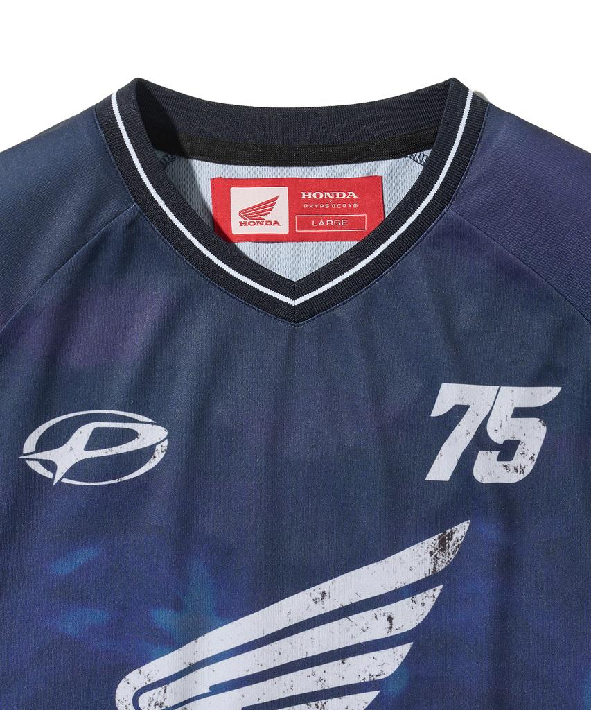 PHYPS MOTORCYCLE X-Ray Jersey Short Sleeve Blue