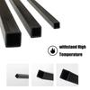 1/2/3pcs Carbon Fiber Square Tubing 2/3/4/5/6/8/10mm X 250/500mm, Round & Square Interior, for Drone & Model Making