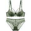 European American Sexy Lingerie: Transparent Plus Size Ultra-Thin No Sponge Lace Bra - Minimizes Large Bust, Anti-Sagging