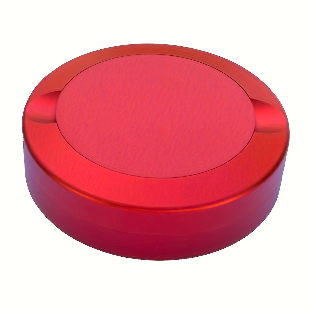 Metal Round Portable Pill Box, Waterproof Travel Pill Organizer, Pocket Purse Medicine Vitamin Holder EDC Container