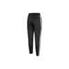 Adidas Side Stripe Logo Straight Leg Track Pants Women Bottoms Black GL4058