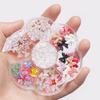 1 Box Rhinestones Art Not Decor Three-dimensional Nail Falling DIY Bow Bear Mixed Heart Plum