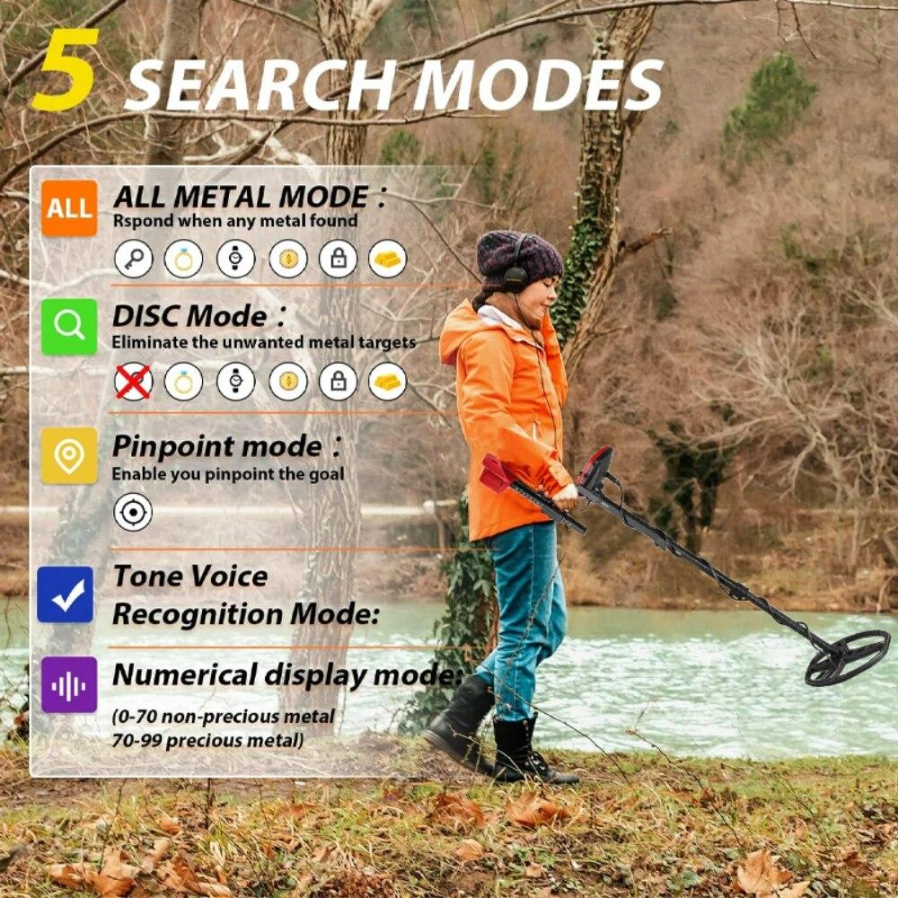 Металлоискатель TX-850L Gold Metal Detector Высокопроизводительный подземный металлоискатель Finder Treasure Hunter Gold Prospector