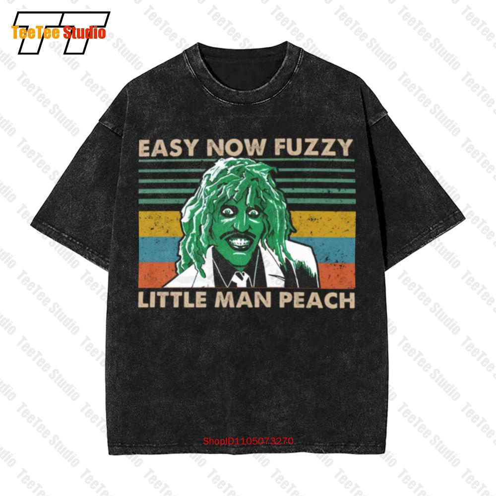 Old Gregg Easy Now Fuzzy Little Man Peach The Mighty Boosh Tv Vintage Oversized Tshirt Aif1