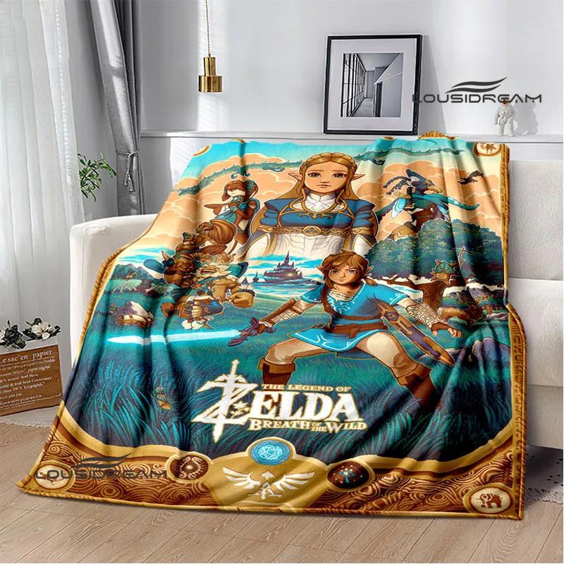 3D Z-Zeldas Cartoon blanket Warm Flannel blankets Soft and comfortable blanket Home Travel Blankets bed linings Birthday Gift