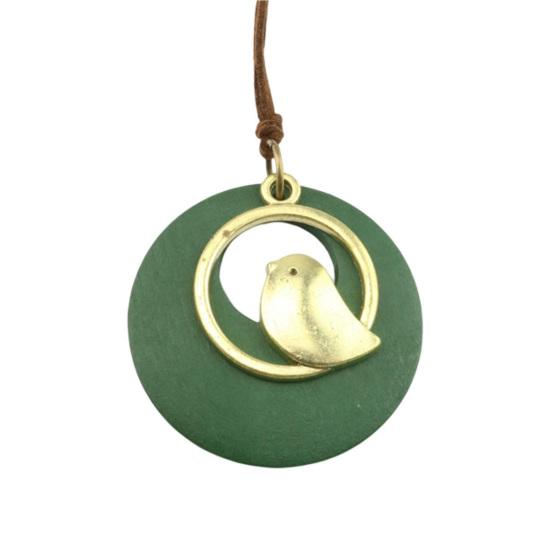 Ожерелье-подвеска, длинная винтажная декоративная двухслойная одежда, соответствующая деревянной цепочке для свитера, в этническом стиле