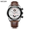 Military Sport Watch Men Top Brand Luxury Leather Army Quartz Watches Clock Men Creative Chronograph