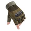 1Pair Men's Tactical Thumb Tactical Fingerless Gloves for Outdoor Sports Shooting Hunting Airsoft & Cycling