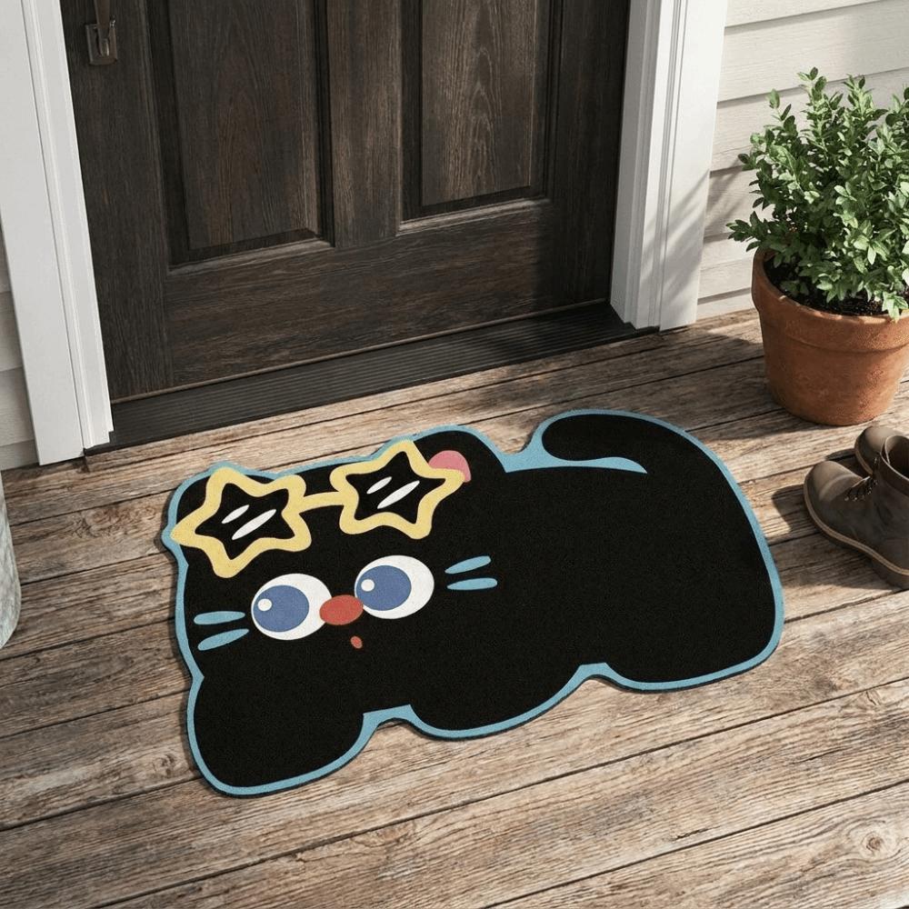Cartoon Bathroom Floor Mat Quick Dry Decorative Door Mat Small Rug Entry Door Mat Kitchen