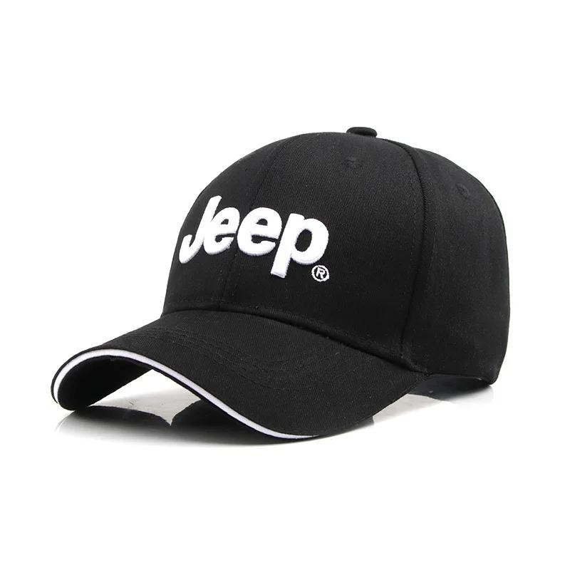 For Jeep Car Baseball Cap Outdoor Adjustable Casual Hats Sunscreen Hat For Jeep Renegade Wrangler JL JK Gladiator Grand Chero