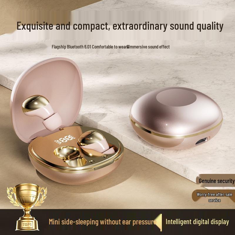 Беспроводные Bluetooth-наушники Invisible Bean Sleep TWS с цифровым дисплеем