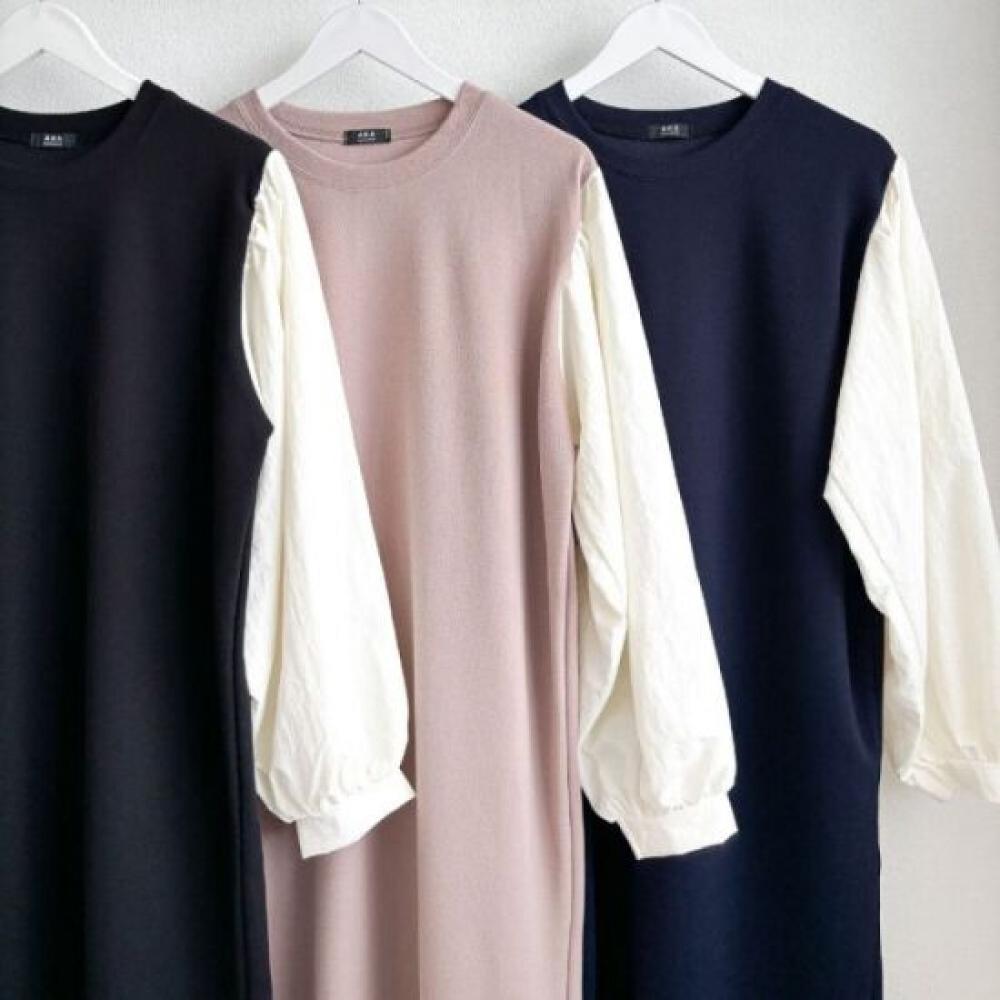 From Heart Women Long Puff Color Dress