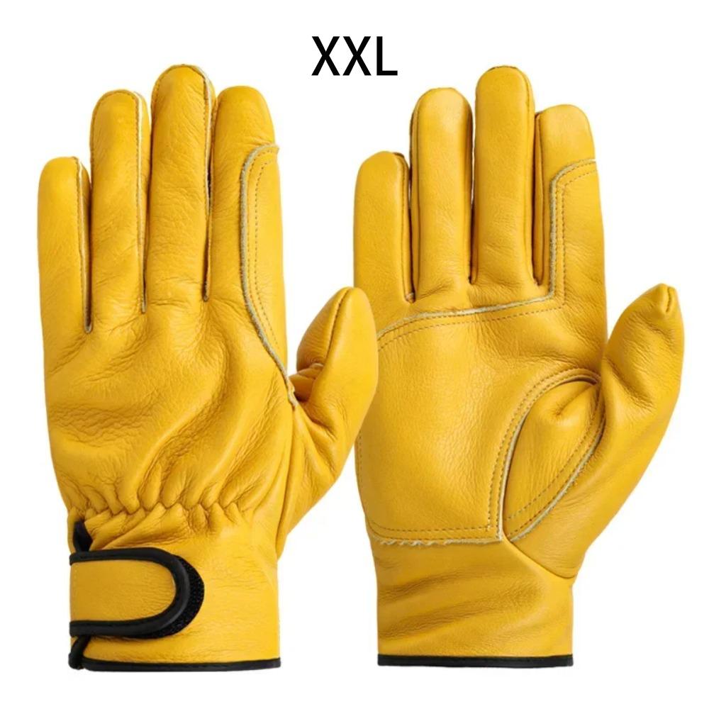 Safety Wear-resistant Gloves Leather Security Gloves Tough Work Gloves Sports