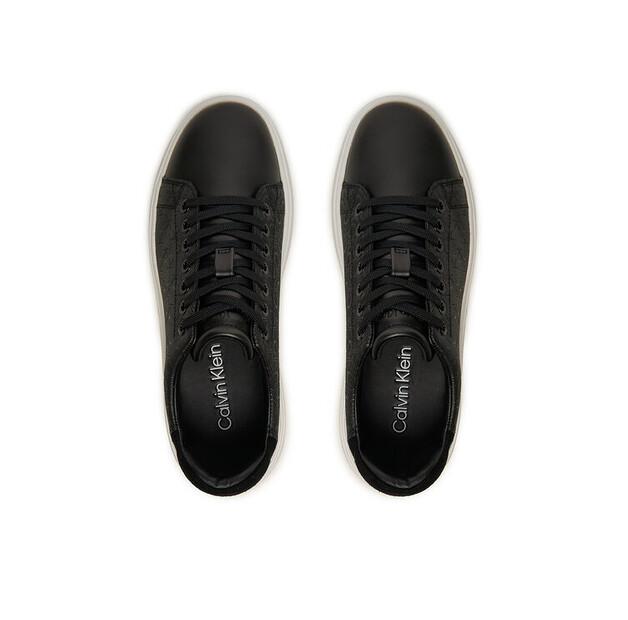 Calvin Klein Cupsole Lace Up Mono Sneakers HW0HW02445 Black