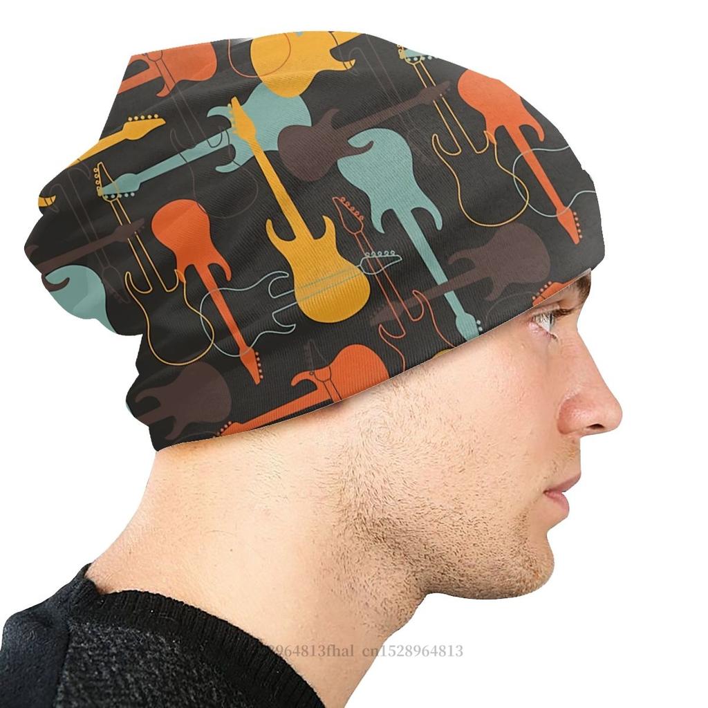 Гитара Foo Fighters капот Homme тонкая шляпа тяжелый металл 1960-х годов панк Skullies шапочки шапки для женщин унисекс Новинка тканевые шапки