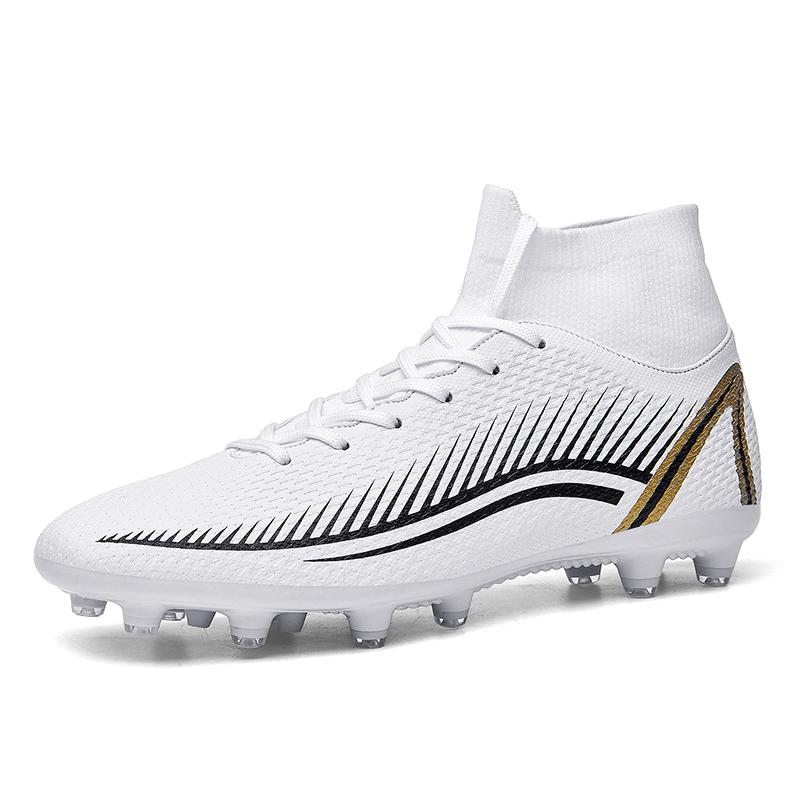 Men's Soccer Shoes FG/FG Non-Slip Turf Soccer Cleats Personalized Design Train Shoe High Top Sneakers Light Football Boots 35-47