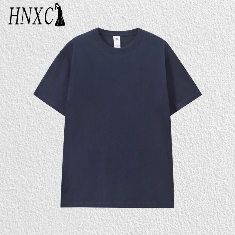 HNXC Хлопковая футболка с коротким рукавом, мужская модная свободная рубашка с половиной рукава, сострадательная рубашка с принтом