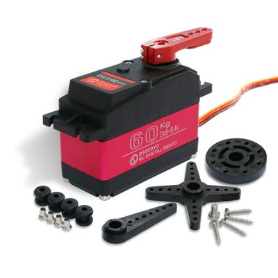 60 кг DS5160 Высокооборотный полностью металлический цифровой рулевой сервопривод, Водонепроницаемый, 270°, Совместим с радиоуправляемыми автомобилями Baja