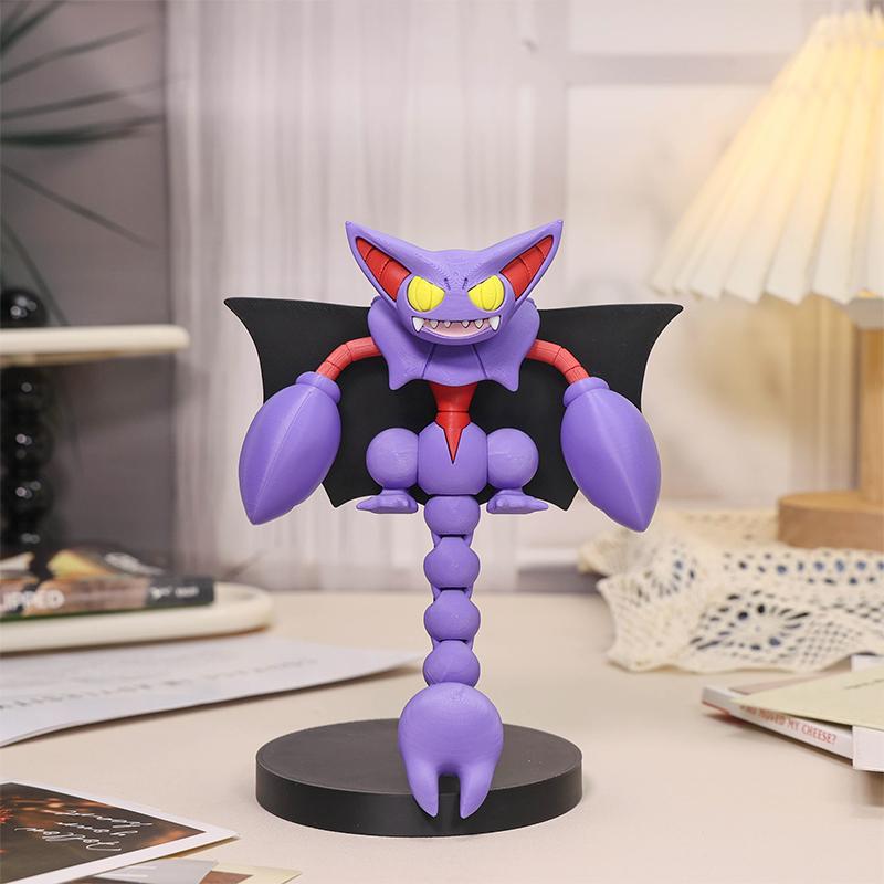 3D-печатные аниме-фигурки Pokémon Глискор с подвижными суставами, игрушка, настольное украшение, коллекционные игрушки, подарок
