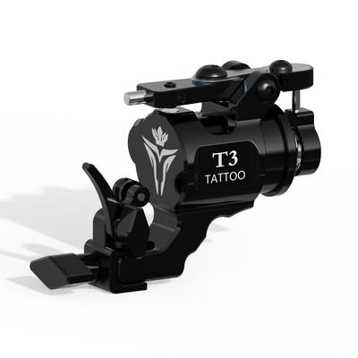 Ротационная тату-машинка T3 с полой чашкой, мощный двигатель, задний привод, листовая пружина, RCA-рамка для татуировки с игольчатым прижимным колесом для профессионального боди-арта